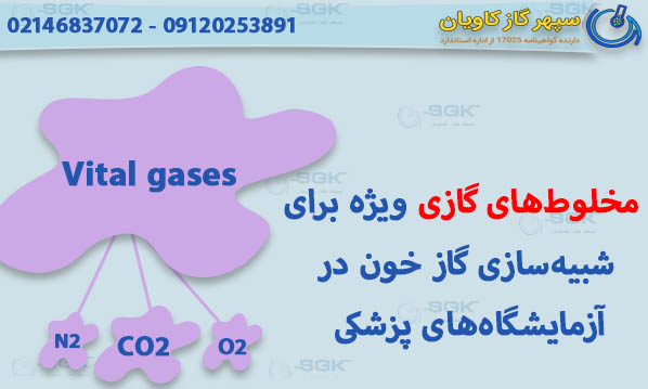 مخلوطهای گازی ویژه برای شبیهسازی گاز خون در آزمایشگاههای پزشکی